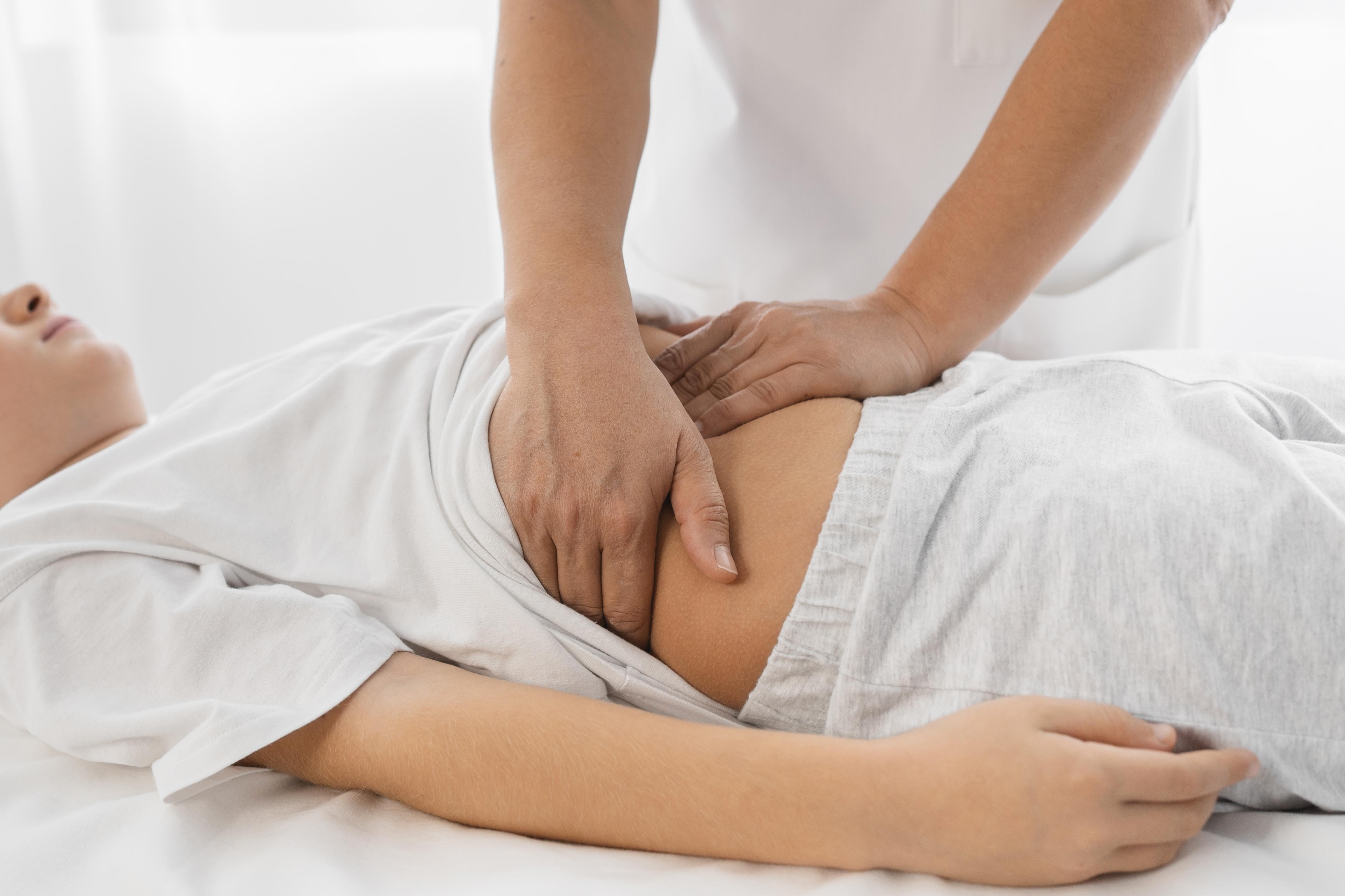 Visceral Mobilization session