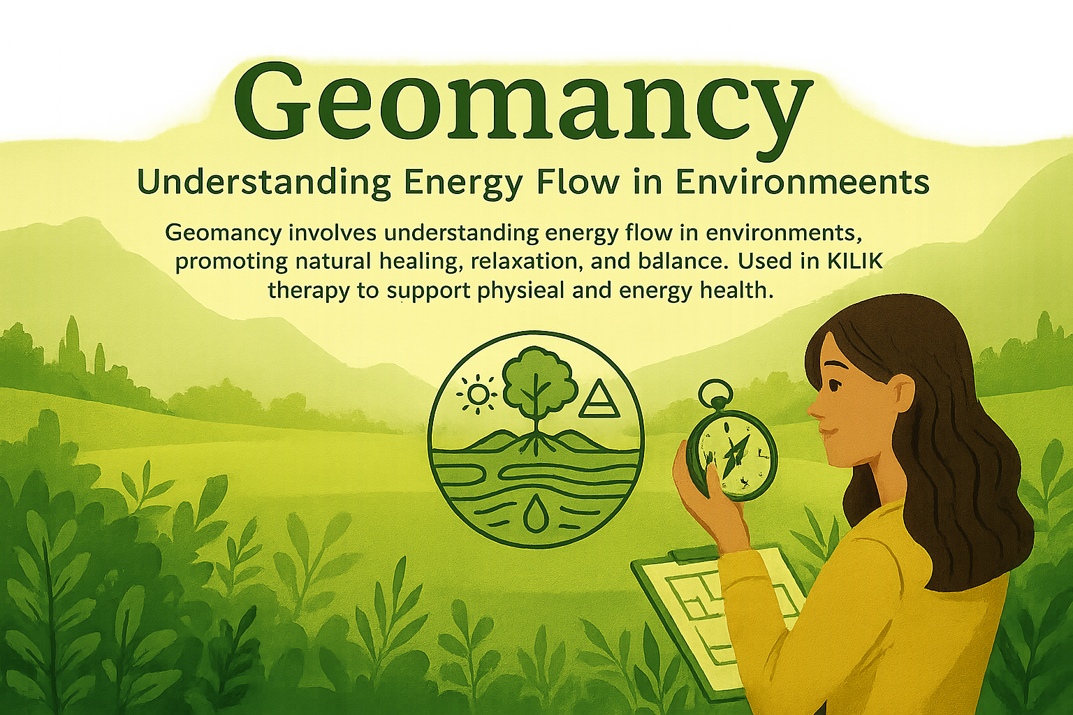 Geomancy energy assessment of a living space